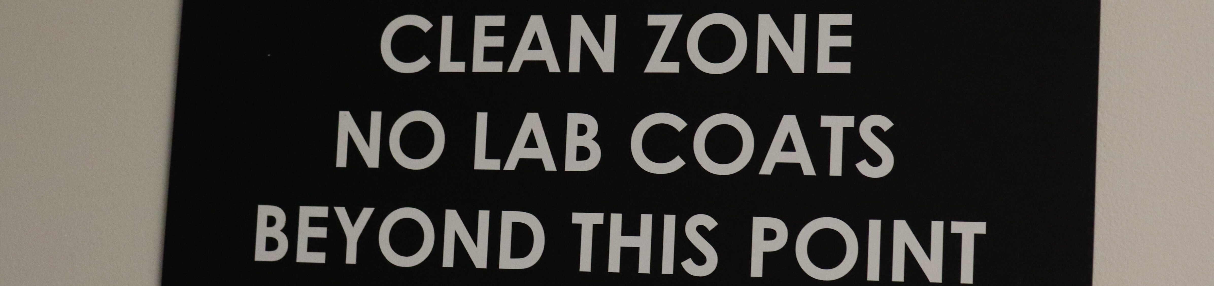 The clean work area in the AIM Lab