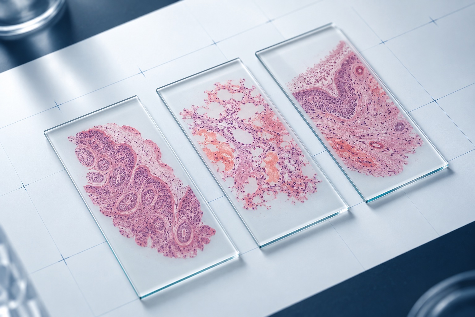 Illustration of AI-assisted histopathology analysis